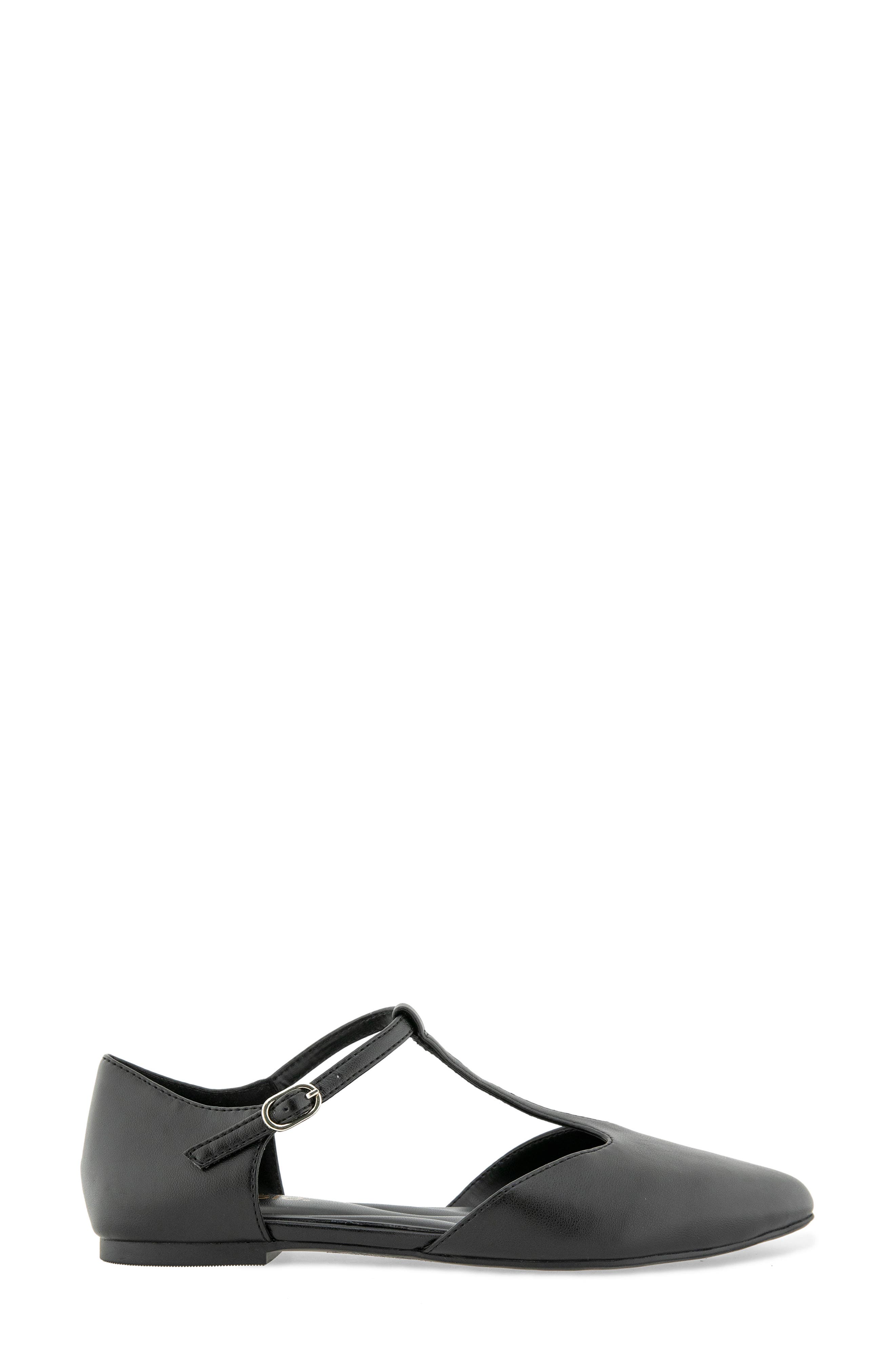 Gabrielle Woven Mary Jane Flat, Alternate, color, BLACK