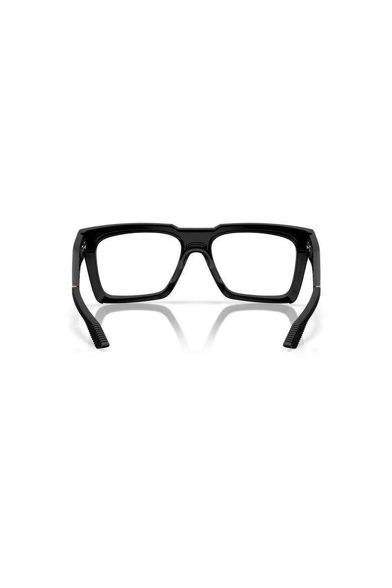 55mm Square optical glasses, Alternate, color, Black