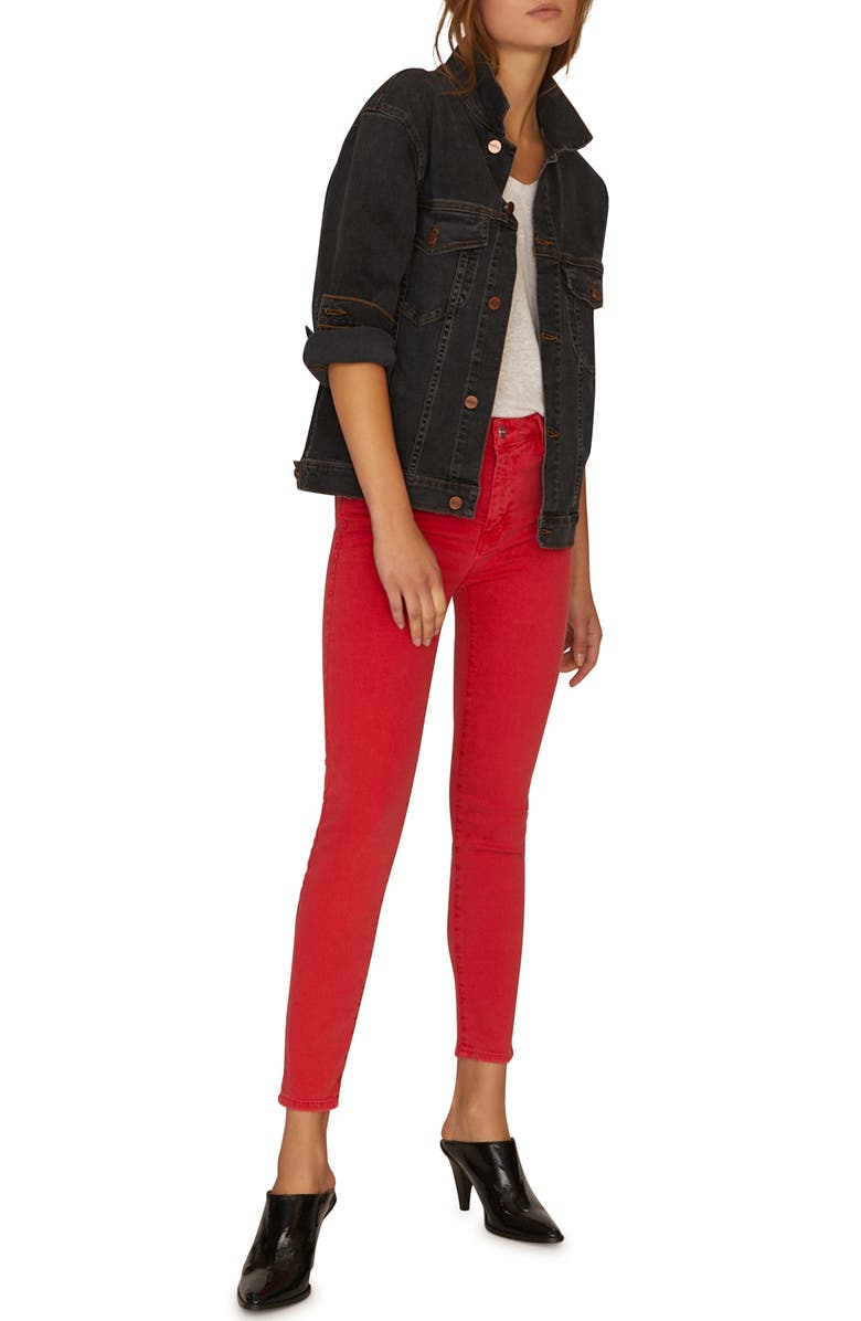 Sanctuary Axel Oversize Denim Trucker Jacket, Alternate, color, 