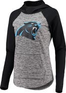 G-III 4HER BY CARL BANKS Women's G-III 4Her by Carl Banks Heathered Gray/Black Carolina Panthers Championship Ring Pullover Hoodie
