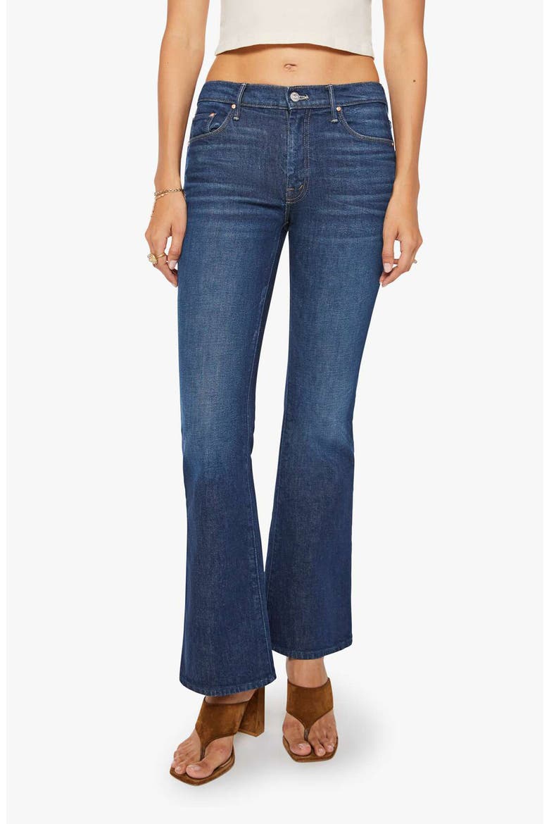 The Weekend High Waist Stretch Denim Bootcut Jeans, Main, color, KICKS AND RIFFS