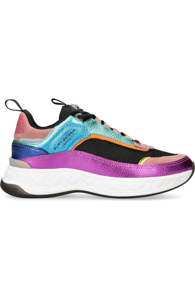 Kurt Geiger London Kensington Sneaker, Alternate, color, Metal Comb