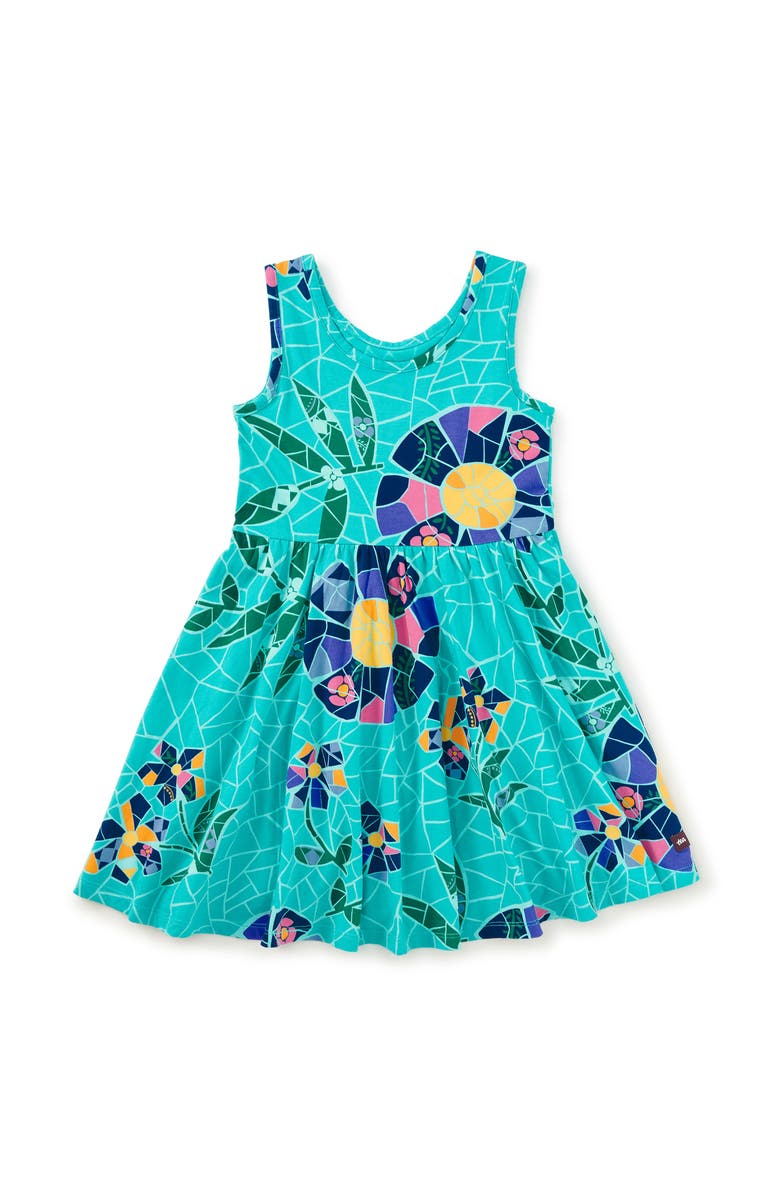 Tea Collection Sleeveless Ballet Dress, Alternate, color, Mosaic Floral