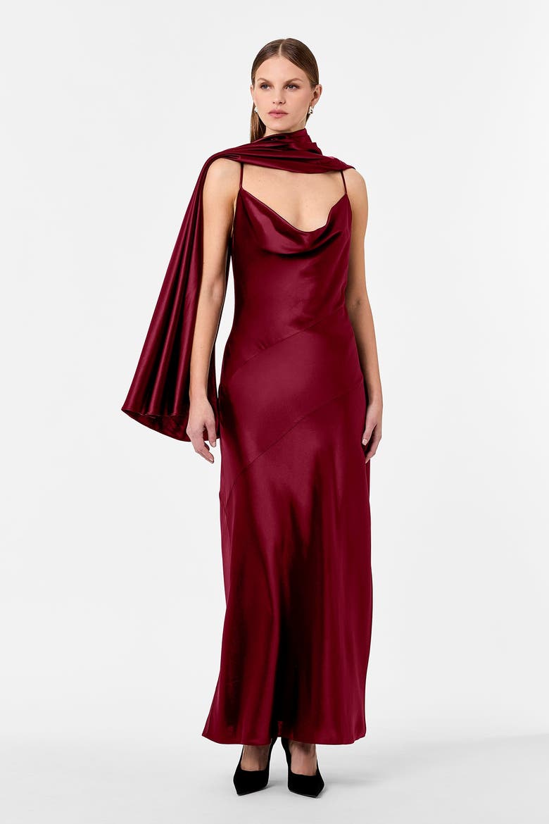Nelia Dress, Main, color, PLUM