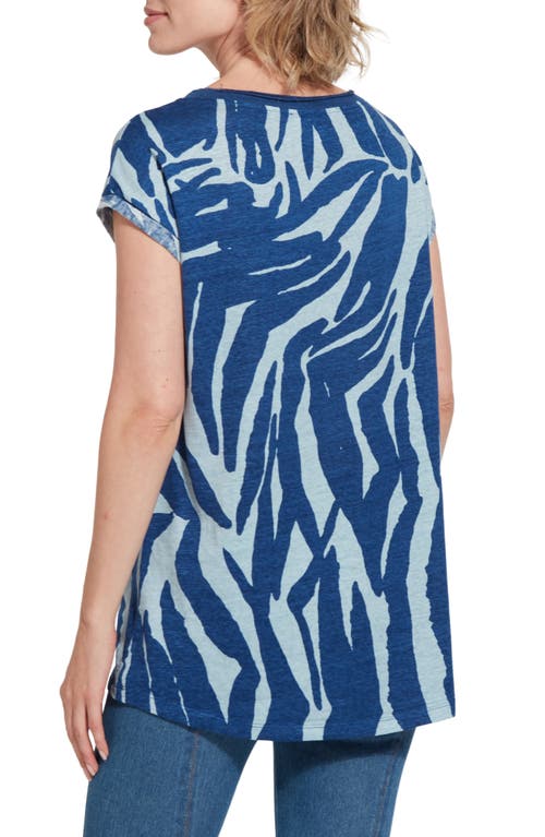 Lyssé Printed Classic Tunic In Capillary Waves