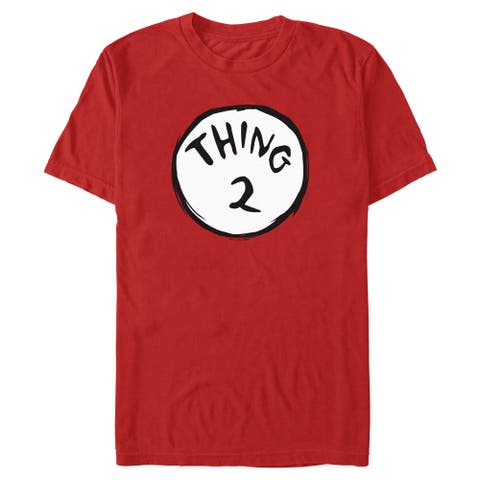 Mens Dr. Seuss Thing 2 Classic Badge T Shirt