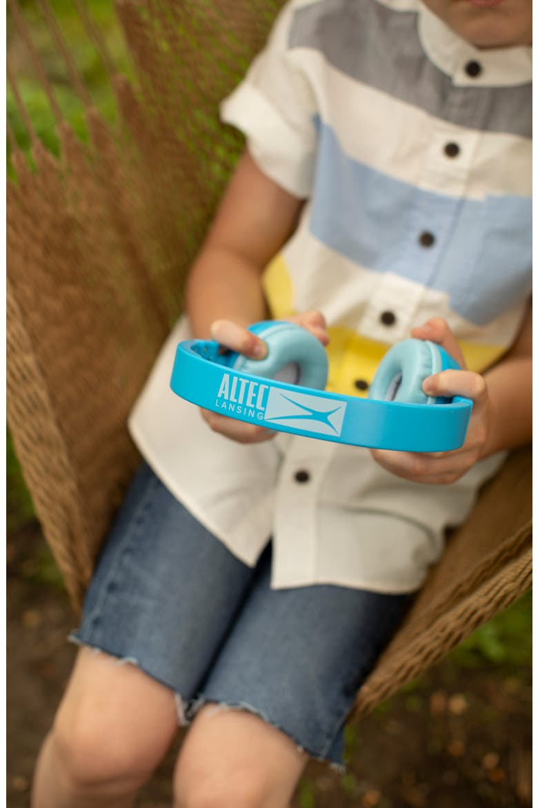 2-in-1 Bluetooth® Kids Safe Headphones, Alternate, color, BLUE