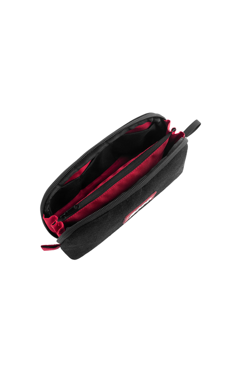8000kicks Accessory & Tech Pouch In Black Hemp