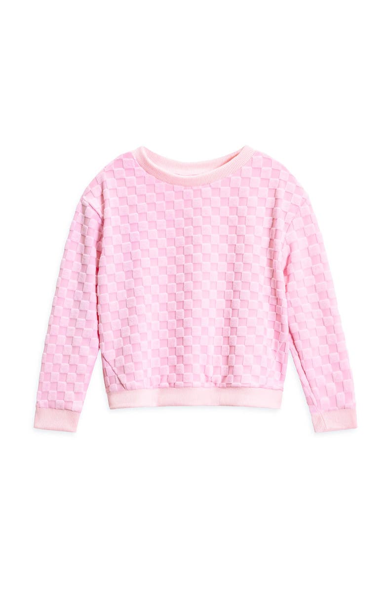 Limeapple Lightweight Terry Sweatshirt, Alternate, color, Candy Pink