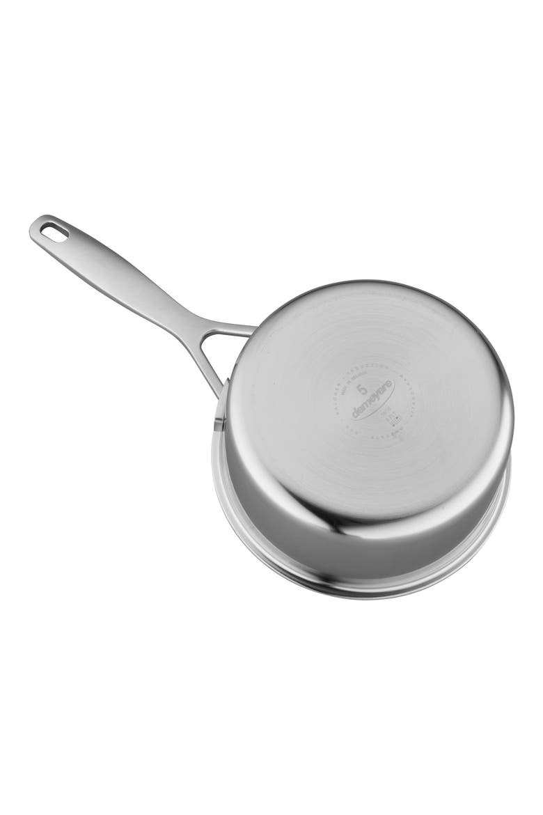 Industry 5-Ply 4-Quart Deep Sauce Pan, Alternate, color, SILVER