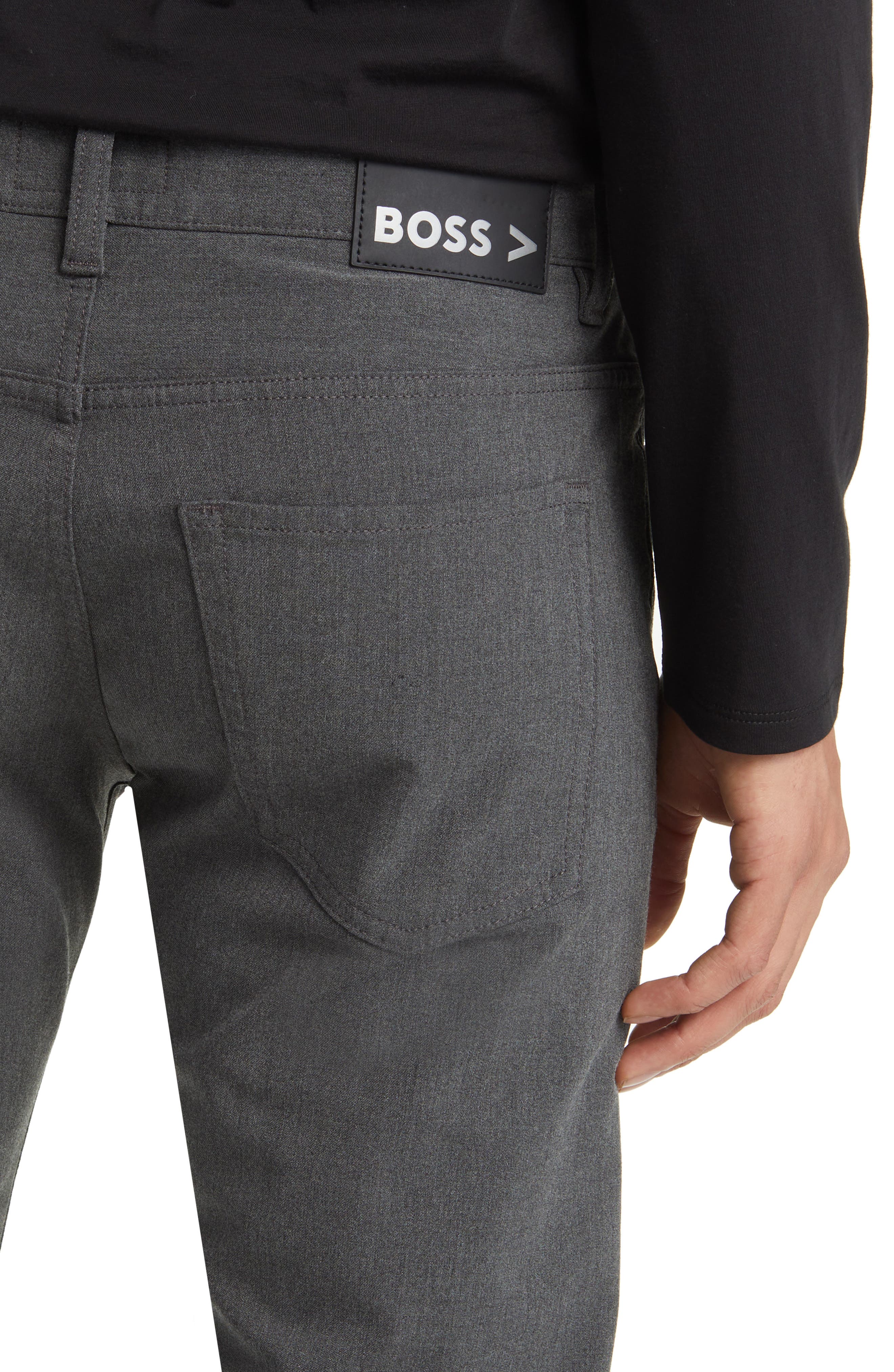 Мужские брюки BOSS Delaware Slim Fit Five Pocket Pants — фото 4