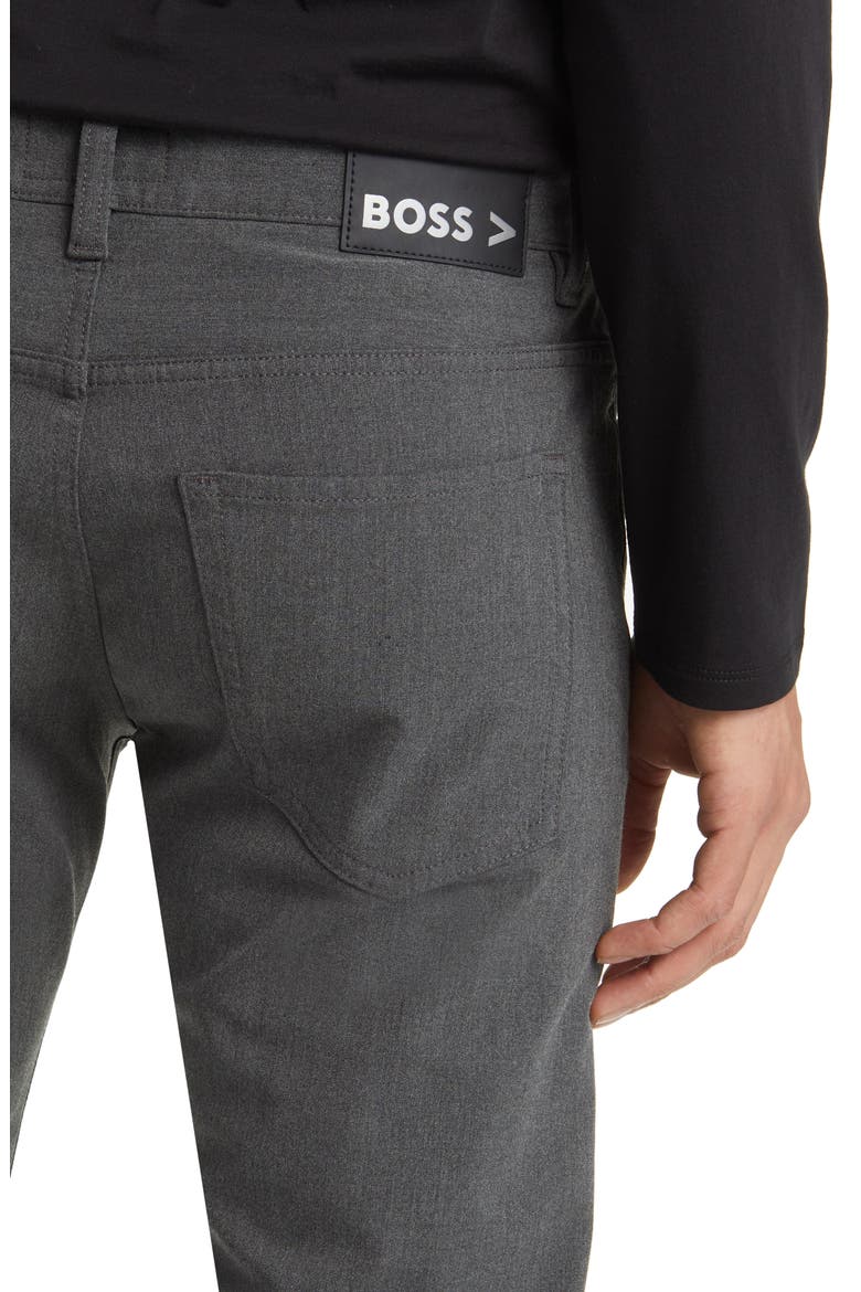 Delaware Slim Fit Five Pocket Pants, Alternate, color, CHARCOAL