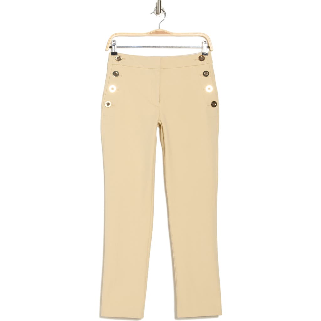 Derek Lam 10 Crosby Kelis Ankle Straight Leg Sailor Pants In Light Khaki