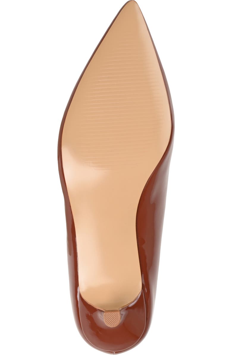Journee Collection Rumi Pointed Toe Pump - Wide Width, Alternate, color, Brown