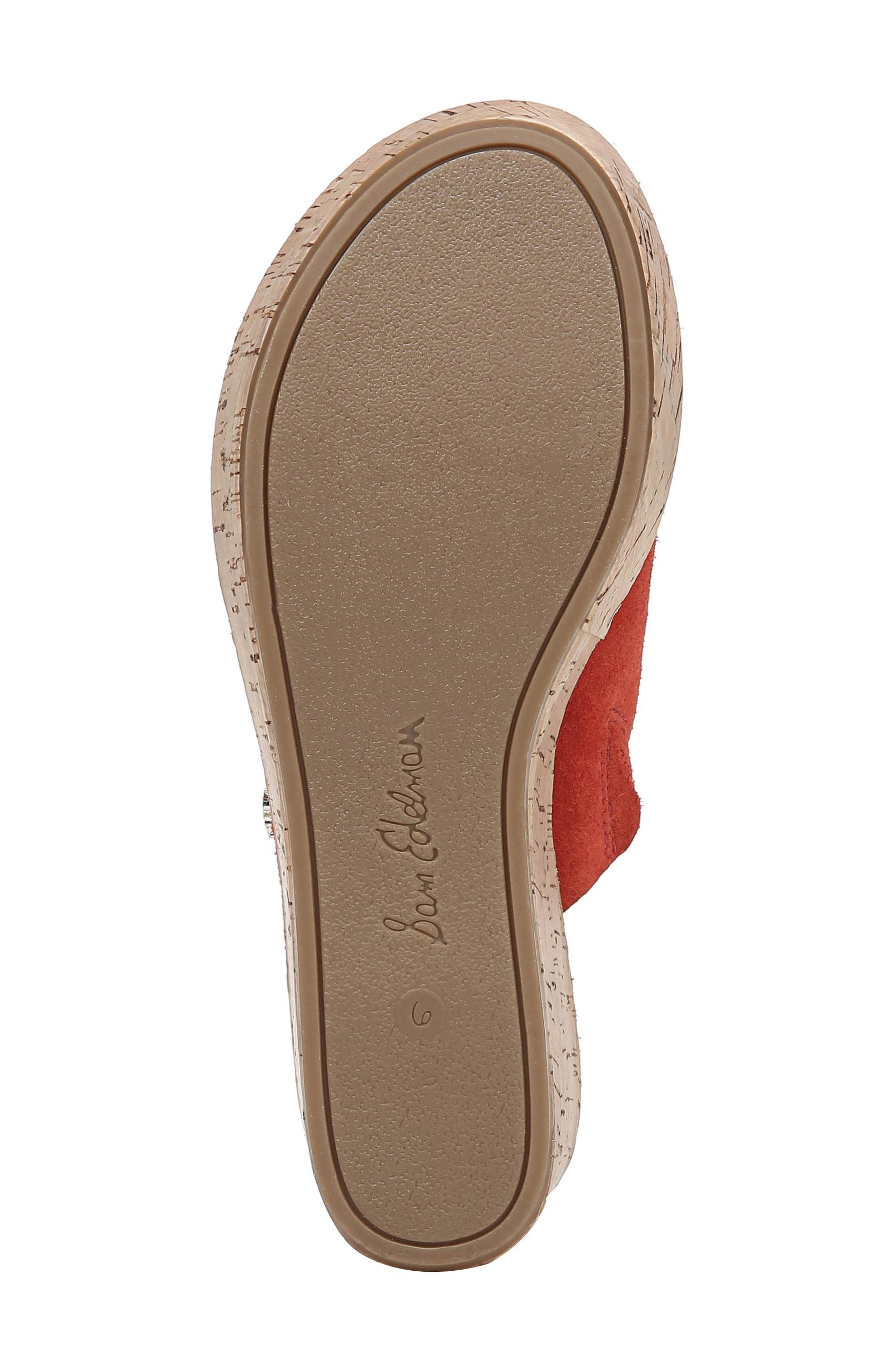 Ranger Platform Sandal, Alternate, color, CANDY RED SUEDE