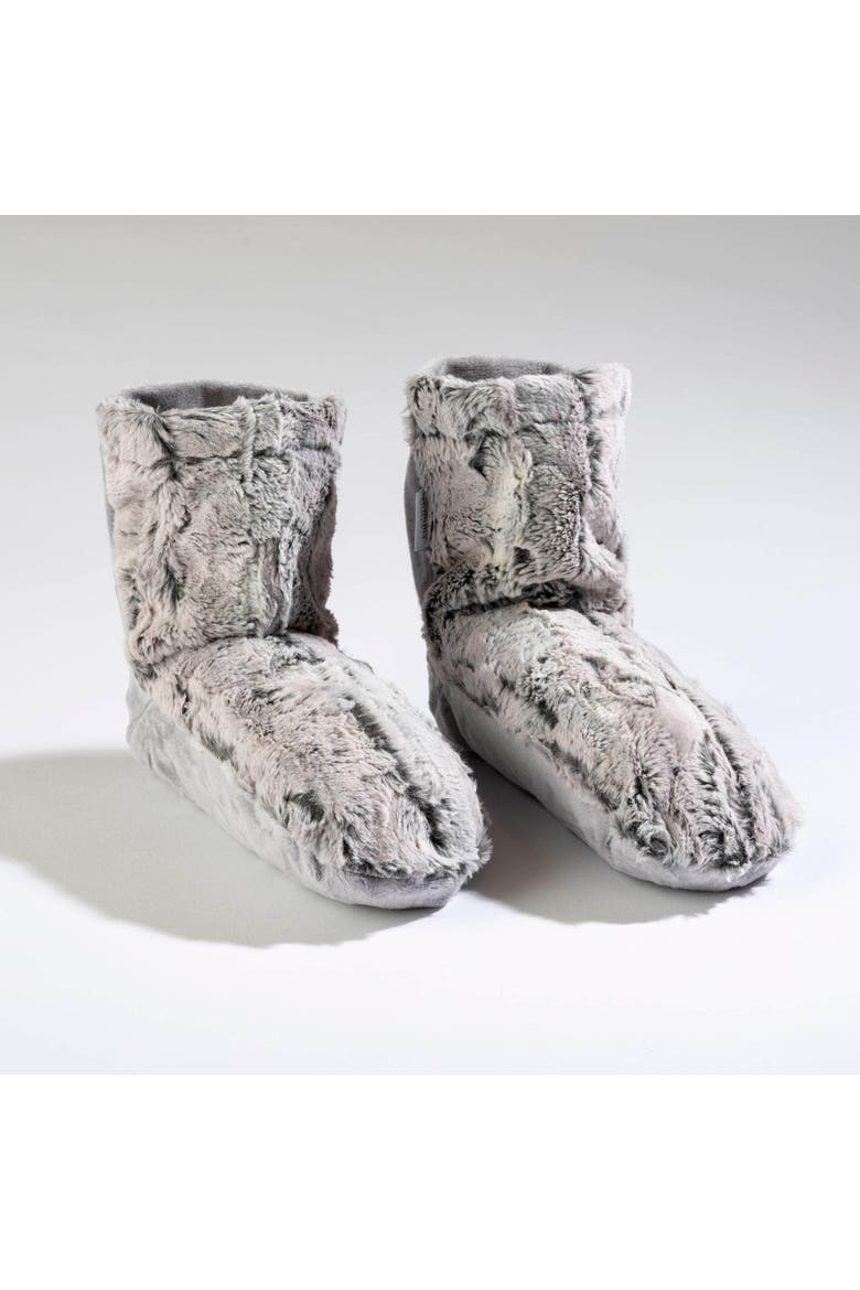 Eucalyptus Spa Booties, Alternate, color, Silver Fox