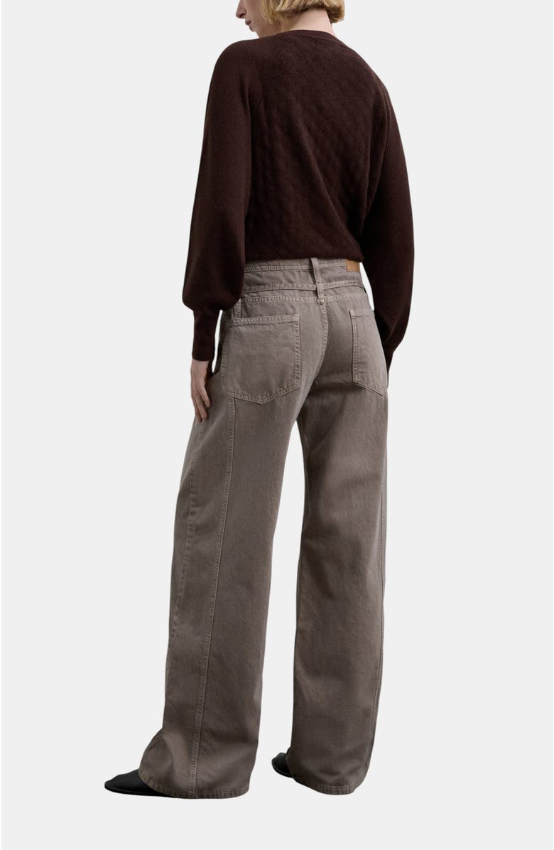 Scalpers Jeans Waist Detail, Alternate, color, Taupe