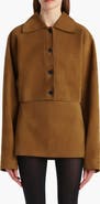 Khaite Sue Lambskin Suede Crop Jacket