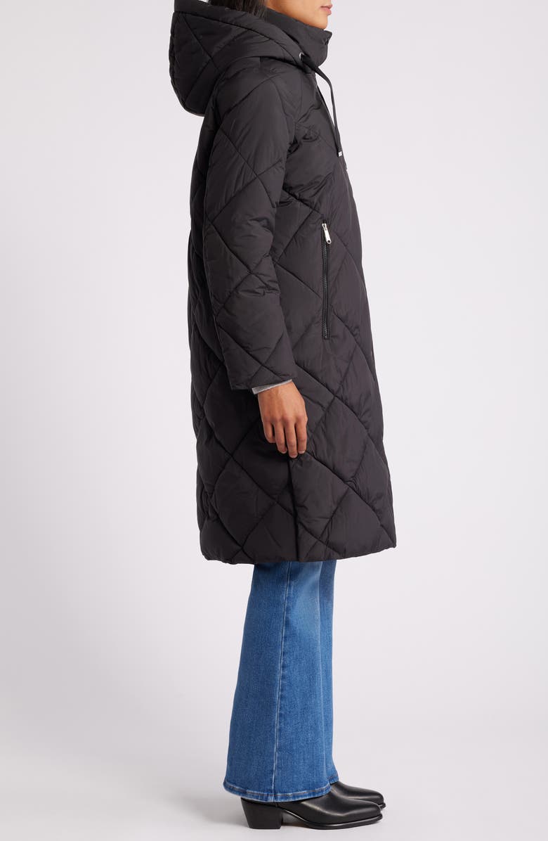 Sam Edelman Hooded Quilted Coat, Alternate, color,