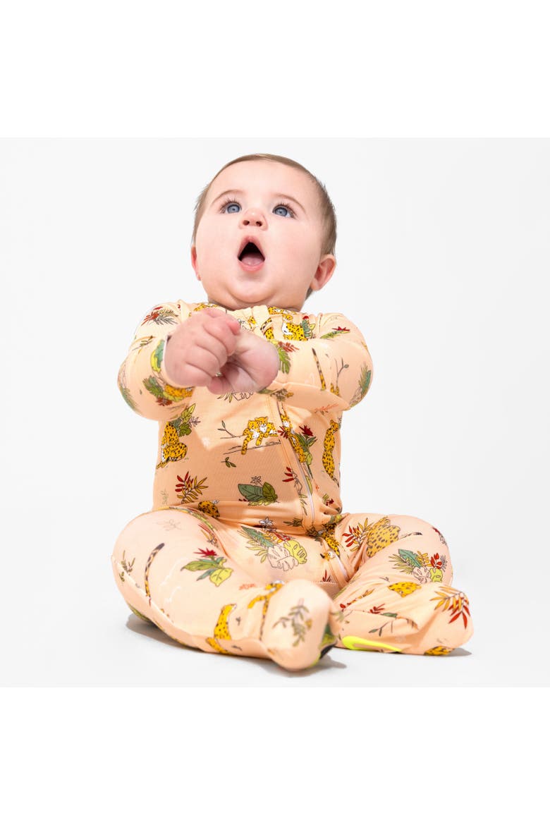 Baby Pounce In Paradise Cheetah Convertible Footie, Alternate, color, Pounce In Paradise Cheetah