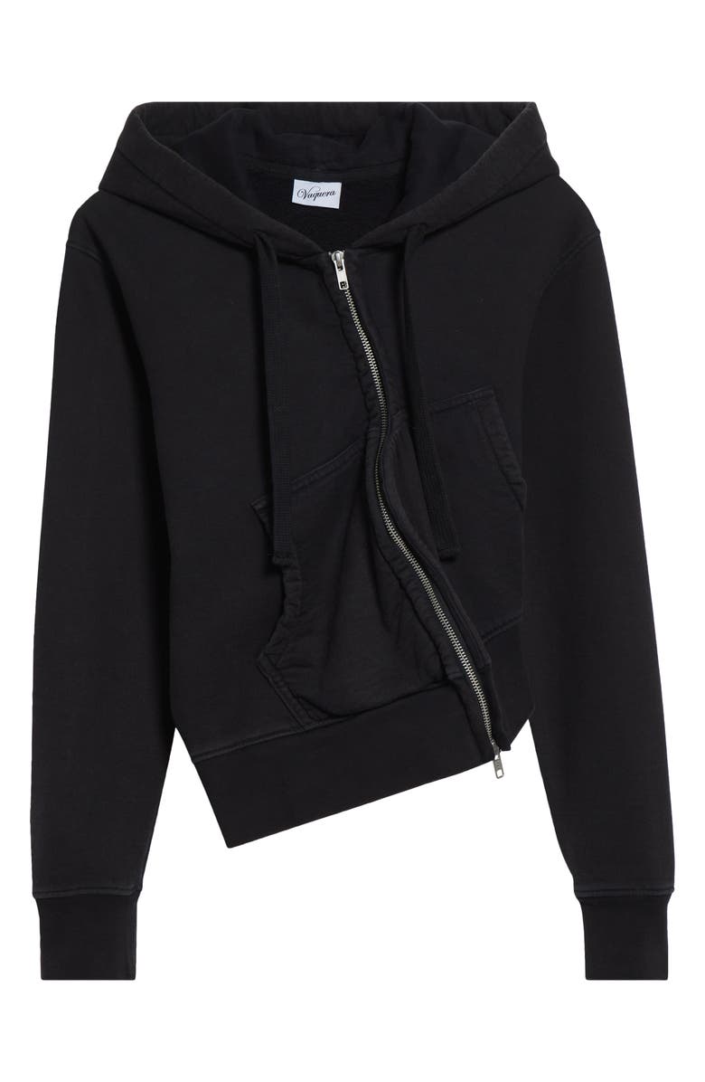 Vaquera Twisted Full Zip Hoodie, Alternate, color, Faded Black