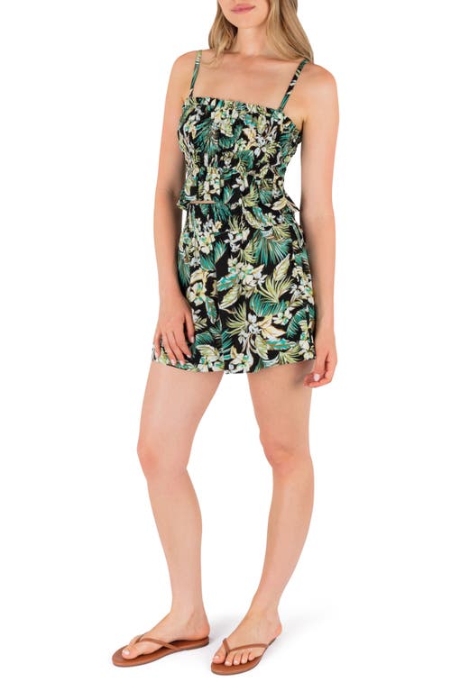 Hurley Fall Palms Miniskirt In Green