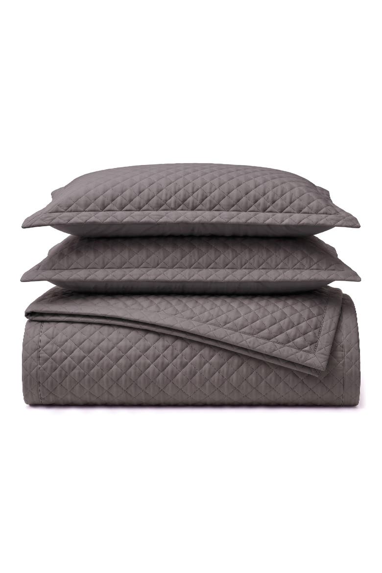 Brisbane Oversized Quilt Set, Main, color, GREY