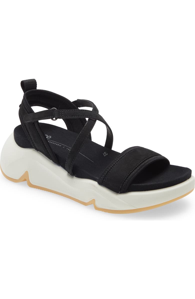 ECCO Chunky Wedge Sandal, Main, color,