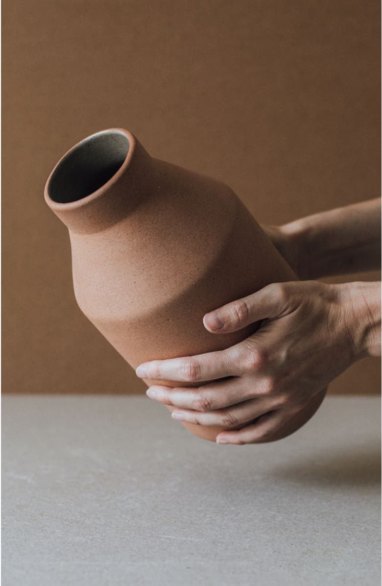 Al Centro Ceramica Tibor Vase, Alternate, color, Terracotta