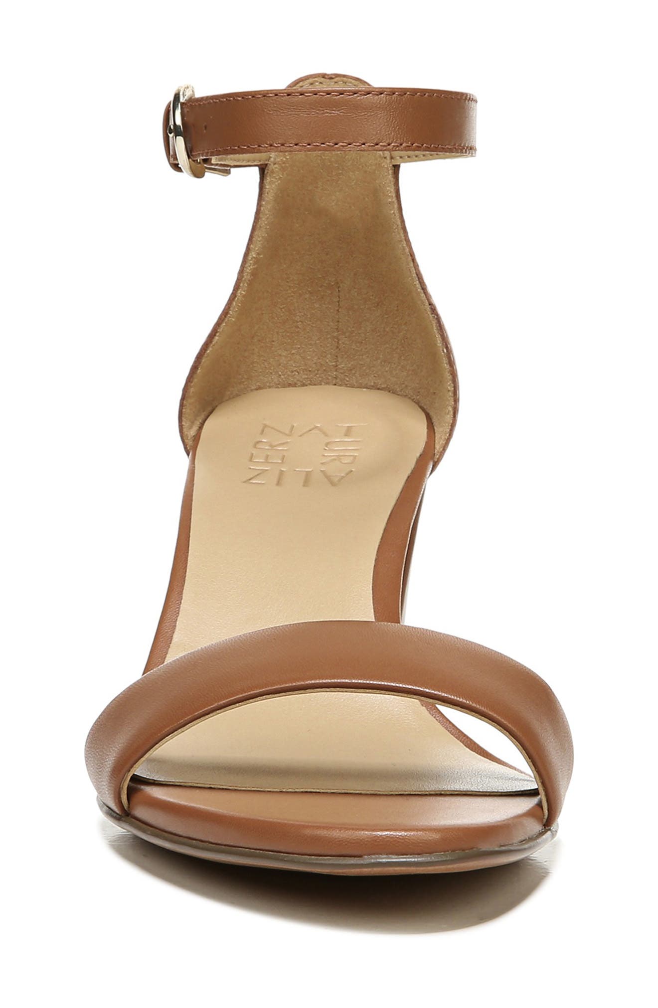 Vera Ankle Strap Sandal, Alternate, color, ENGLISH TEA LEATHER
