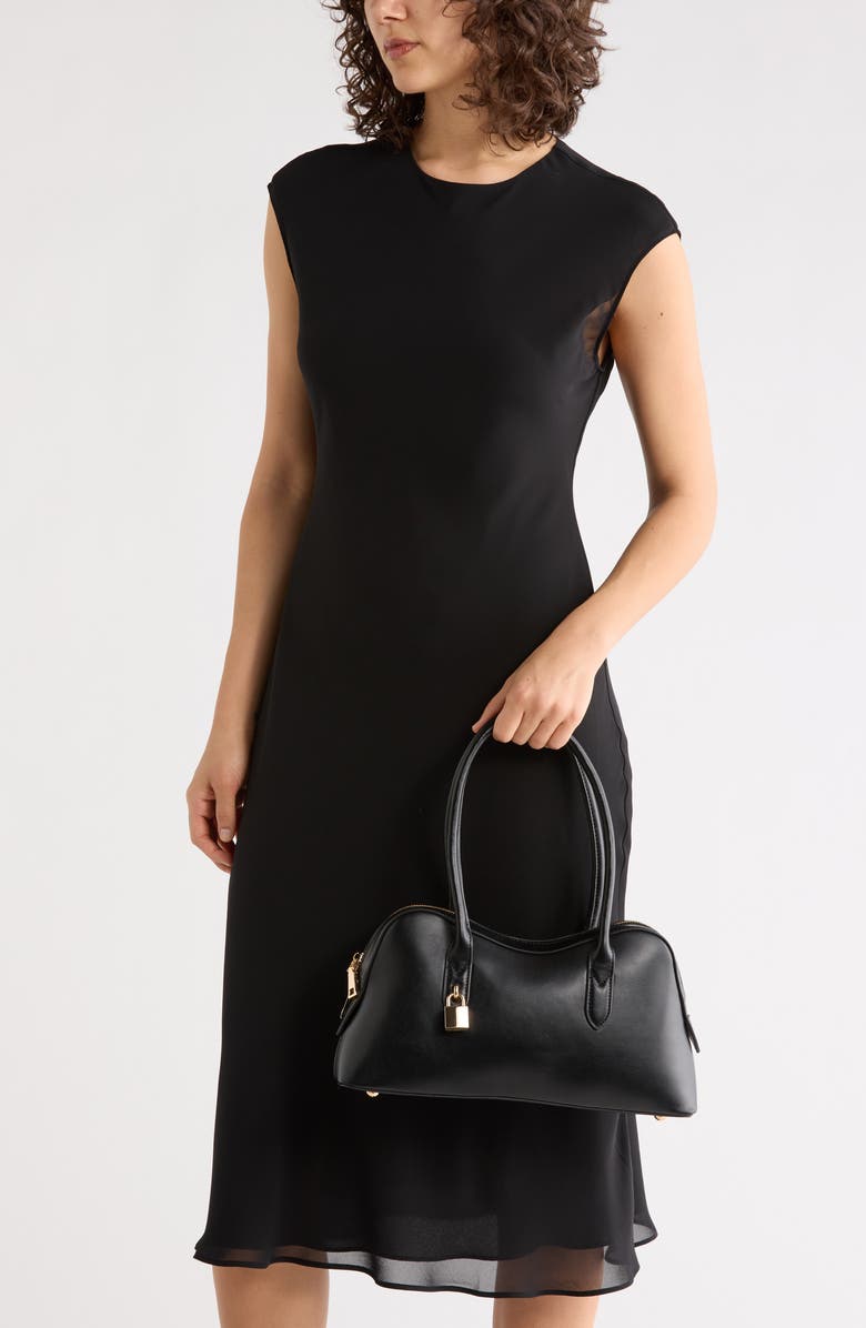 URBAN EXPRESSIONS HANDBAGS Small Charm Shoulder Bag, Alternate, color, Black