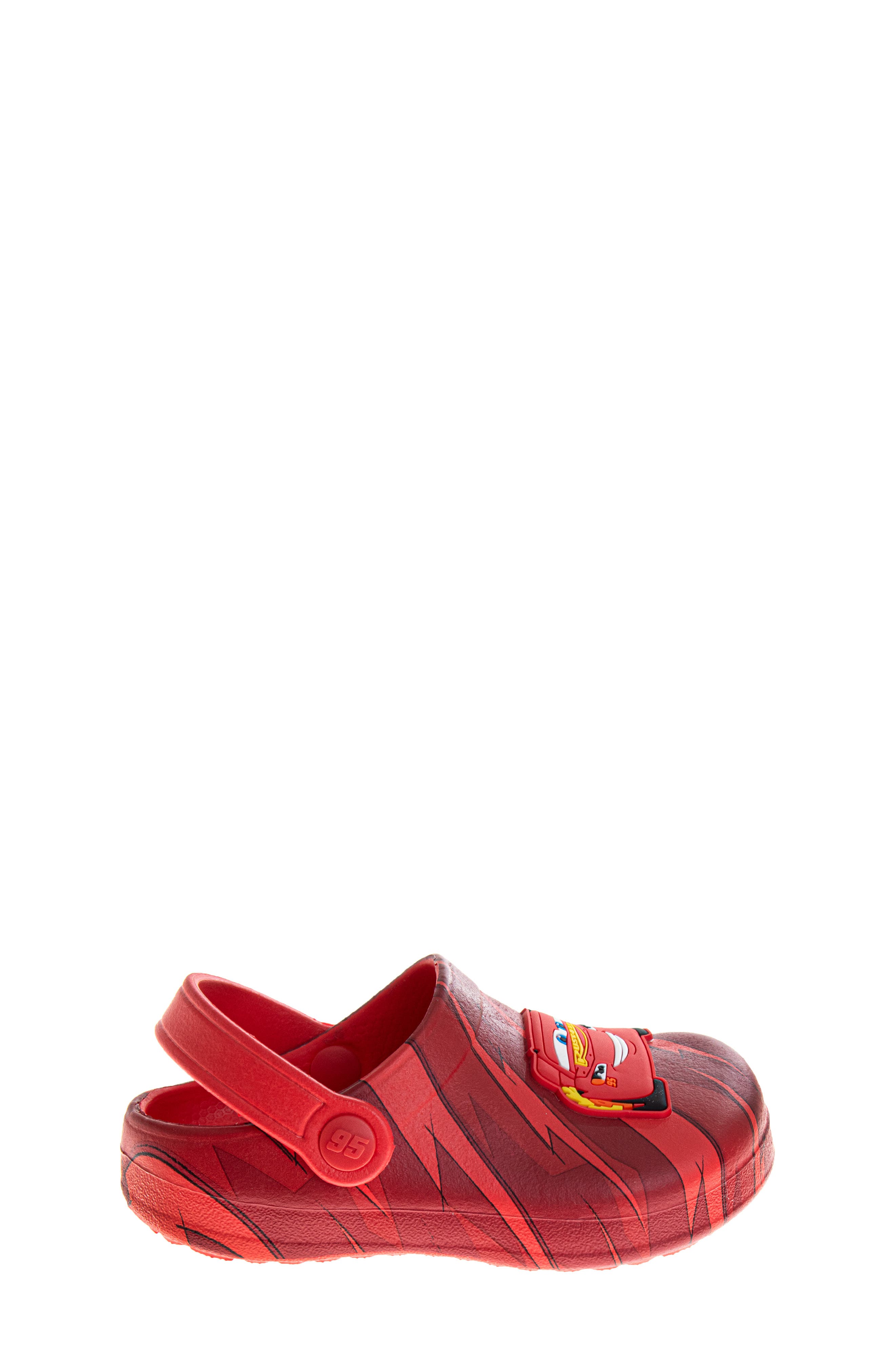 JOSMO x Disney<sup>®</sup> Kids' Pixar Cars Lightning McQueen Clog, Alternate, color, Red