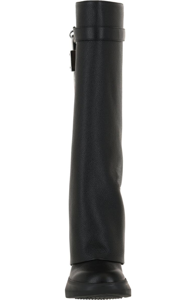 Givenchy Shark Lock Pant Shaft Leather Biker Boot, Alternate, color,