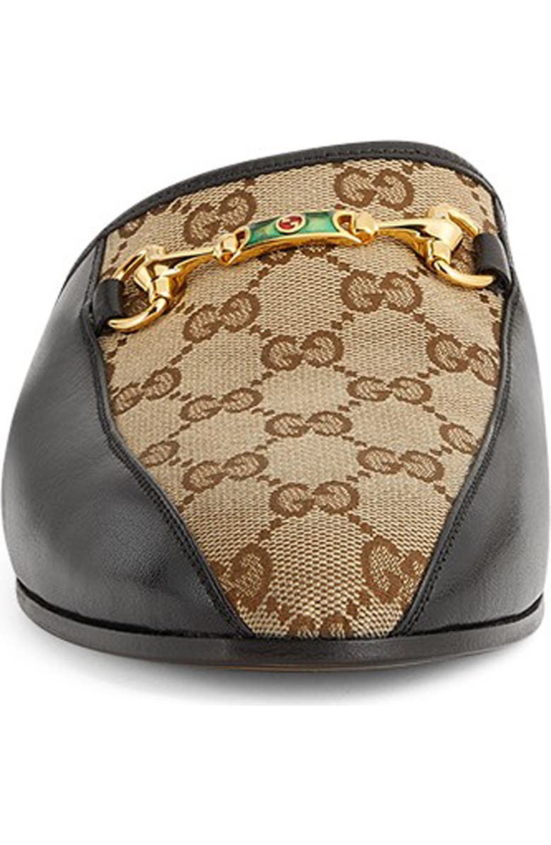 Gucci Lucius Horsebit GG Supreme Slipper, Alternate, color,
