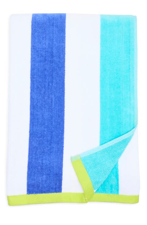 Beachside Blue Beach Towel
