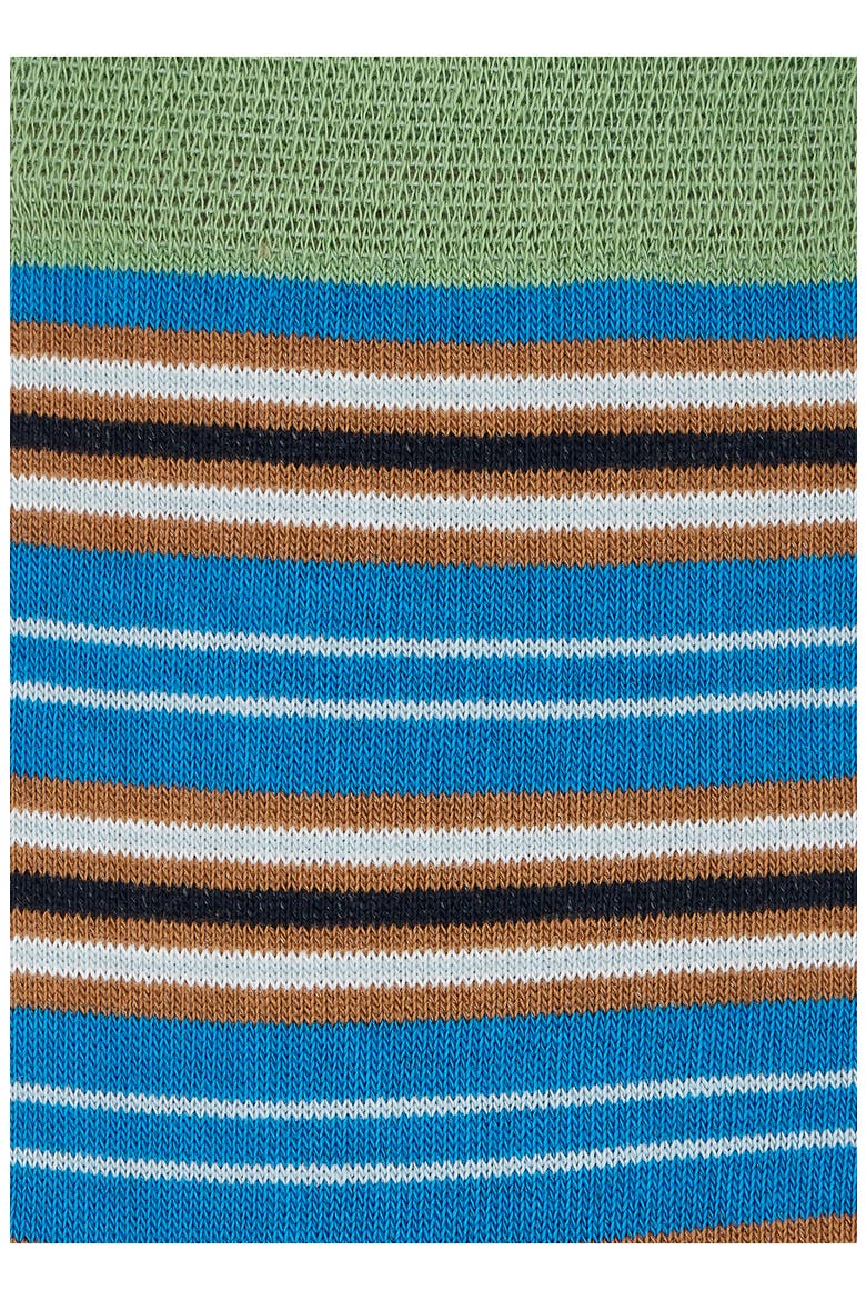 Stripe Cotton Blend Dress Socks, Alternate, color, COBALT BLUE