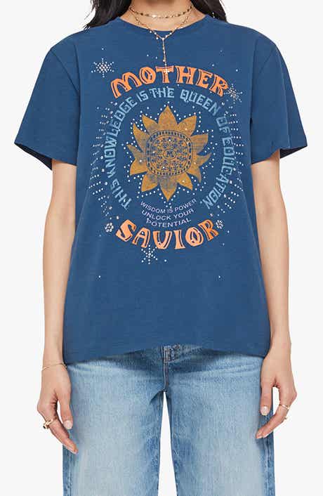 MOTHER The Rowdy Embellished Graphic T-Shirt