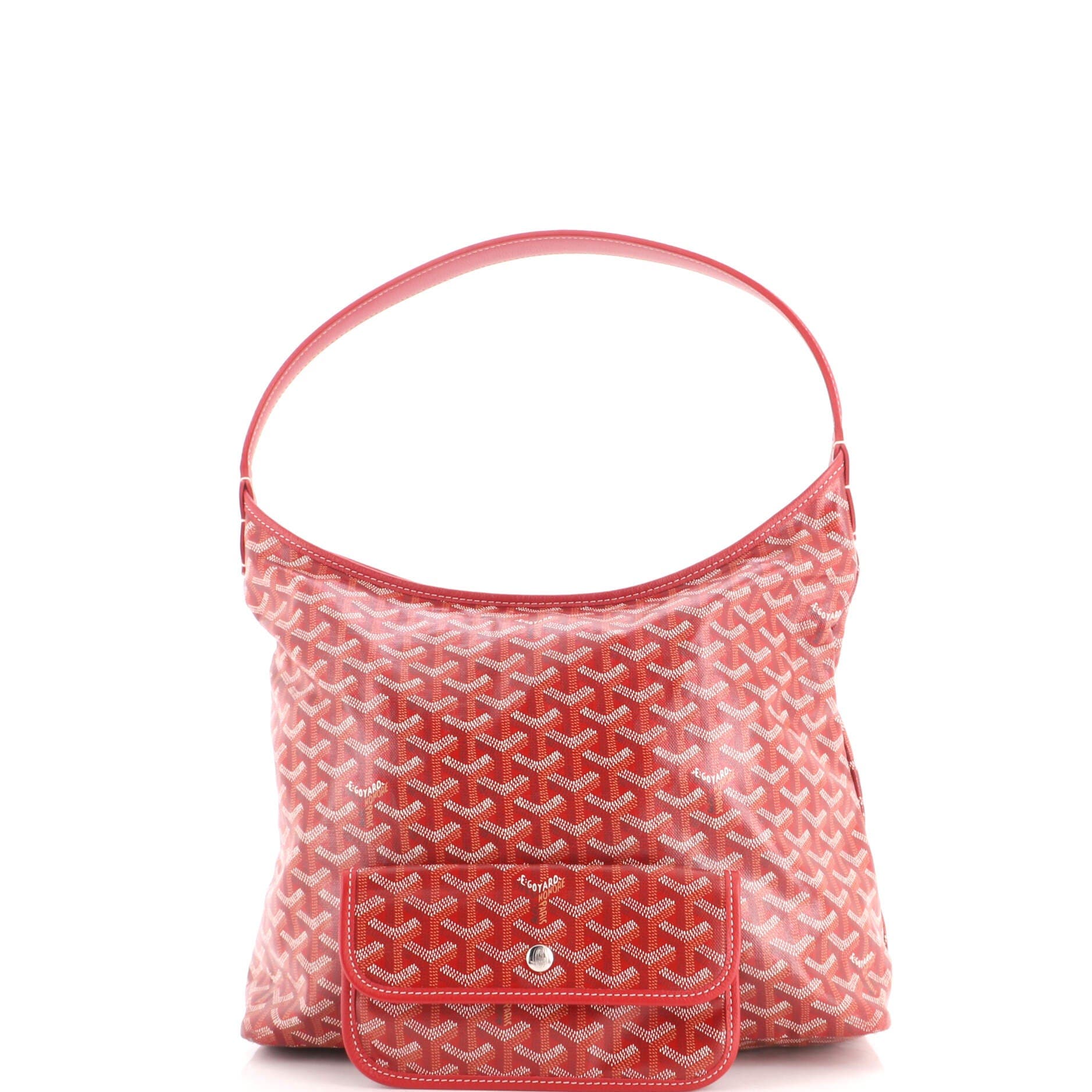 Boheme Hobo Coated Canvas, Alternate, color, Red