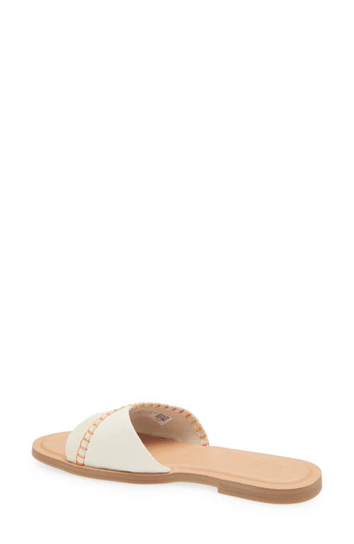 TOMS TOMS SHEA LEATHER SLIDE SANDAL
