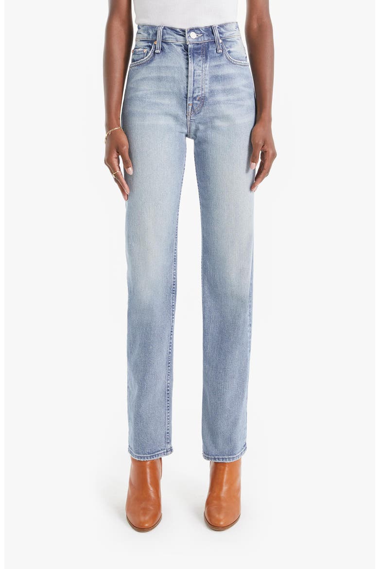 Rider Skimp High Waist Straight Leg Jeans, Main, color, GIVE IT UP