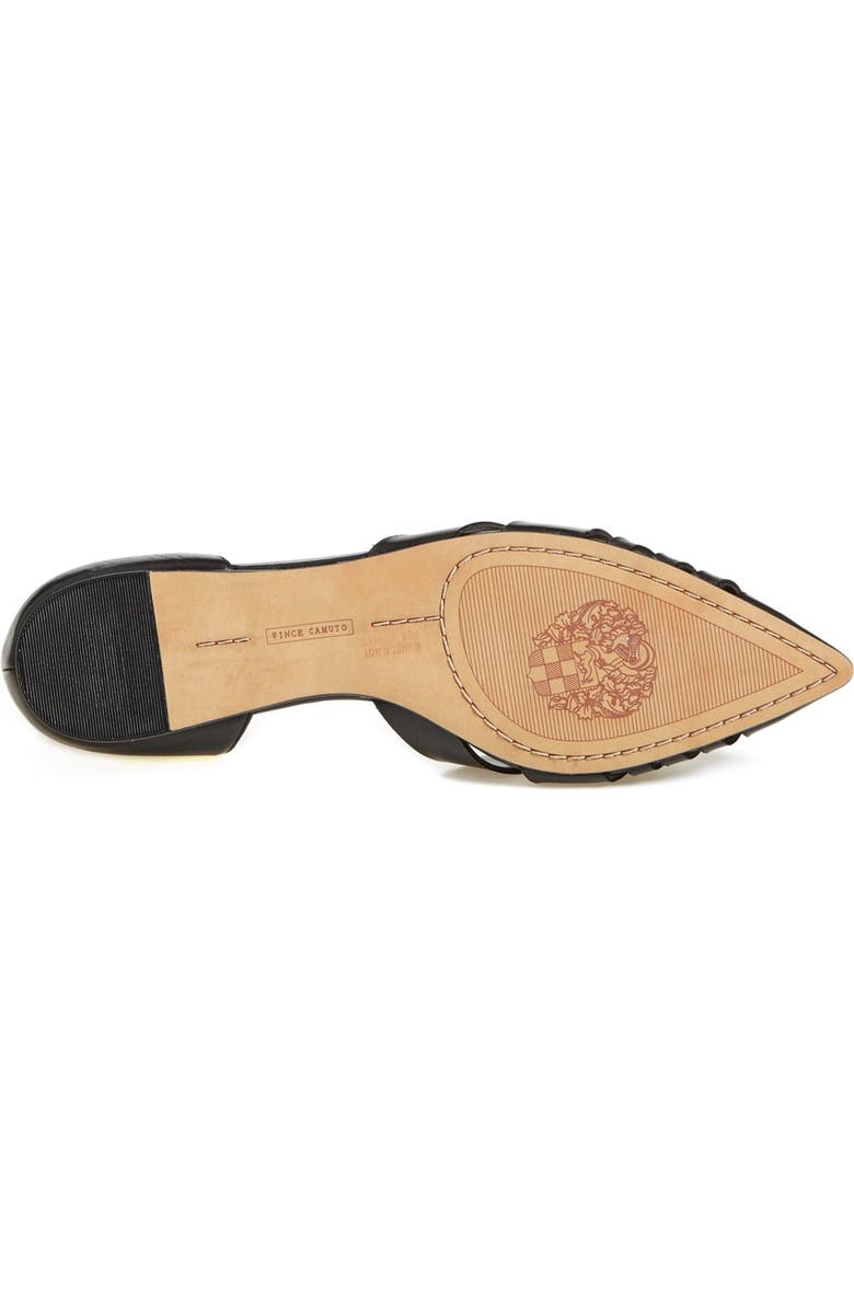 Vince Camuto 'Hallie' Woven Leather d'Orsay Flat, Alternate, color,