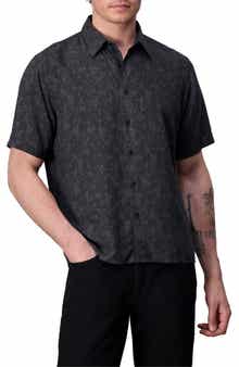 rag & bone Dalton Floral Short Sleeve Button-Up Shirt