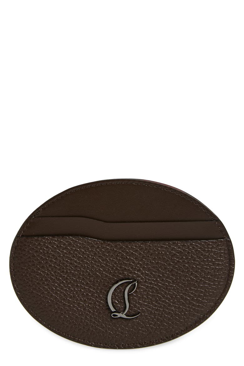 Mooncrest Galet Leather Oval Card Case, Main, color, COSME