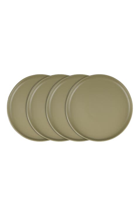 Tom Stoneware 4-Piece Dinner Plate Set