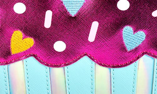 Iscream Kids' Cupcake Party Crossbody Bag In Multi