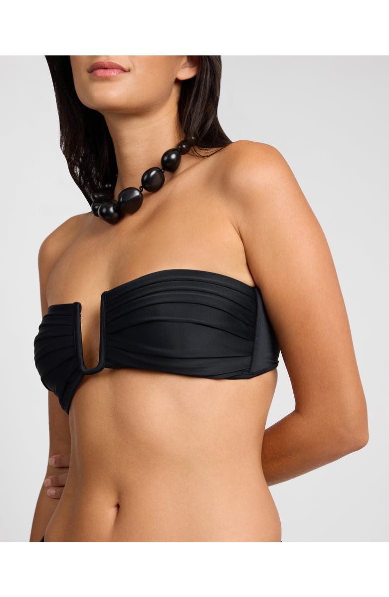 Onia Isla Bikini Top, Alternate, color, Black