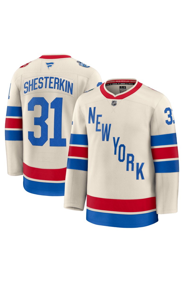 FANATICS Men's Fanatics Igor Shesterkin Beige New York Rangers 2026 NHL Winter Classic Premium Jersey, Alternate, color, Beige