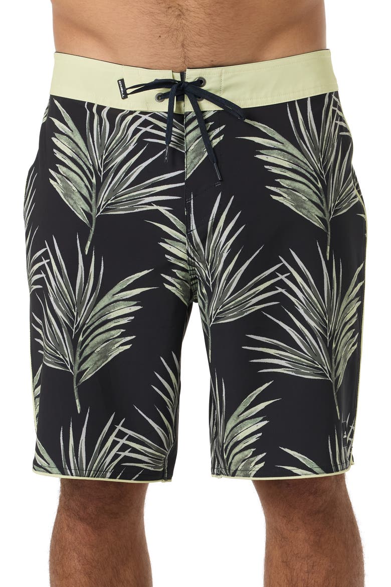 Hyperfreak Mysto Scallop Board Shorts, Main, color, CITRON
