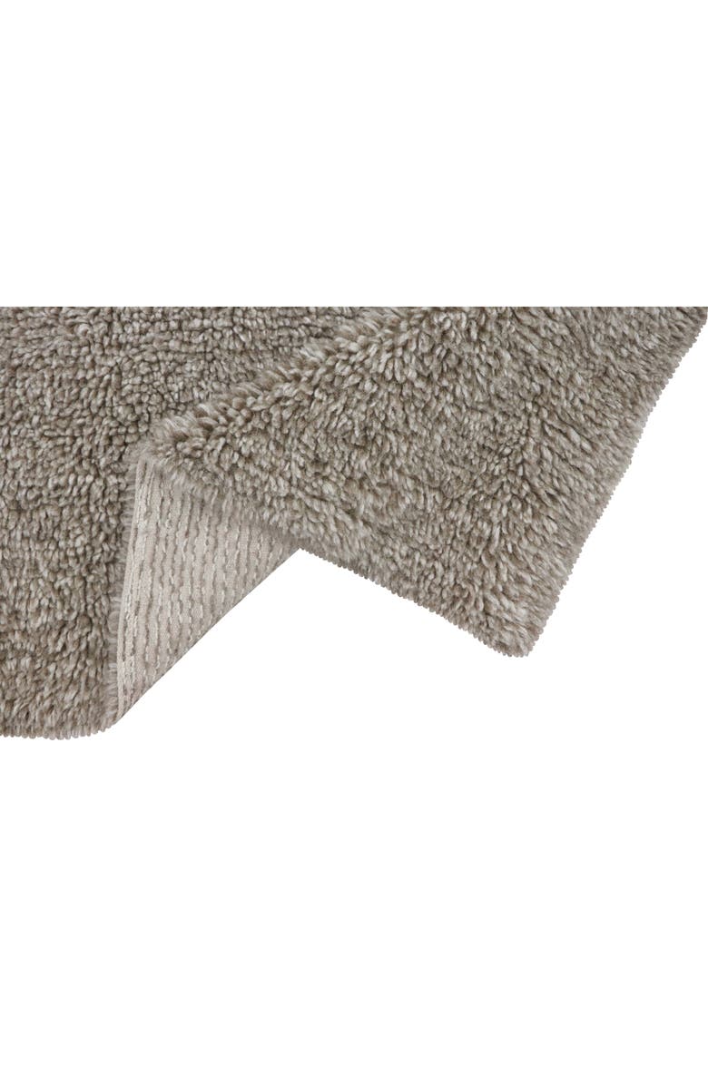 Lorena Canals Tundra Woolable Washable Wool Rug, Alternate, color, Blended Sheep Grey
