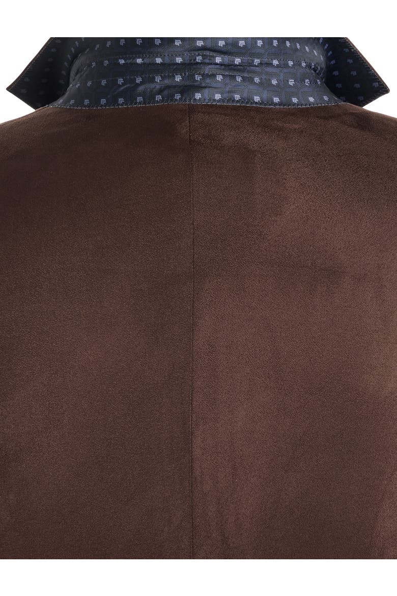 Big & Tall Faux-Suede Sport Coat, Alternate, color, BROWN